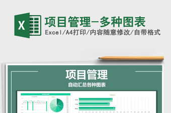 2021年項(xiàng)目管理-多種圖表