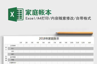 2021年家庭帳本