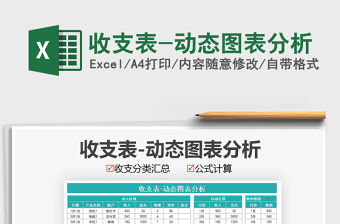 2021年收支表-動態圖表分析