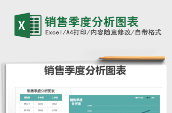 2021年銷售季度分析圖表