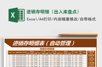 2021年進(jìn)銷存明細(xì)（出入庫盤點）