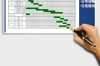2021年設(shè)計制作排期表—色塊標(biāo)記
