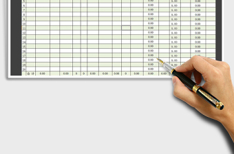 2021年計件人員工資表
