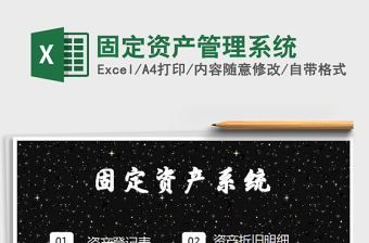 2021年固定資產(chǎn)管理系統(tǒng)