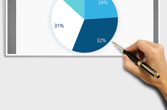 2021年純凈系列圖表餅圖