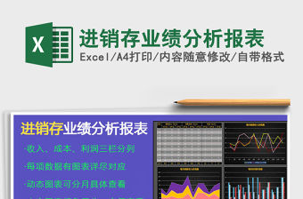 2021年進銷存業績分析報表