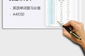 2021年學(xué)生隨身英語(yǔ)單詞本