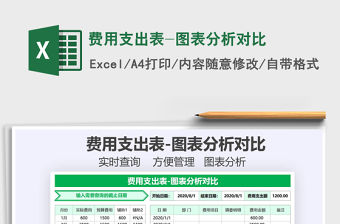2021年費(fèi)用支出表-圖表分析對比