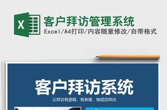 2021年客戶拜訪管理系統(tǒng)