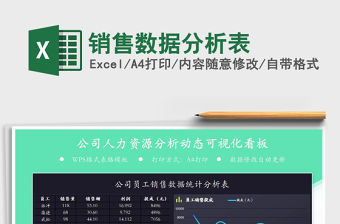 2021年銷售數據分析表