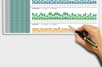 2021年學生成績統計分析表