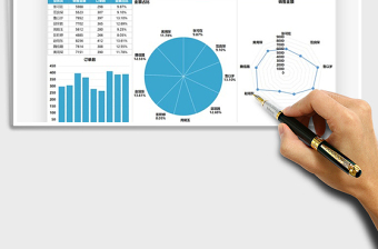 2021年銷售數(shù)據(jù)分析可視化圖表模板免費(fèi)下載
