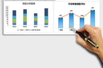 2021年销售总结可视化图表