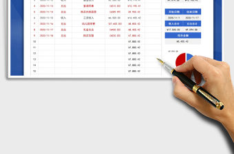 2021年家庭收支流水賬