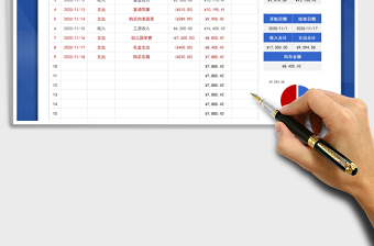 2021年家庭收支流水賬