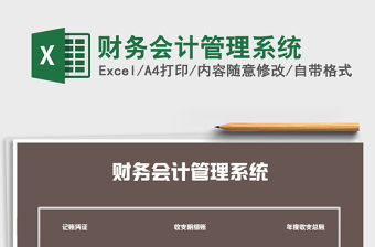 2021年財務會計管理系統