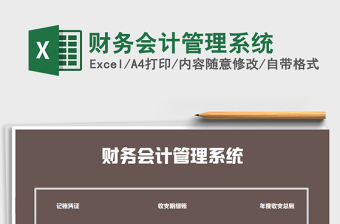 2021年財務會計管理系統(tǒng)