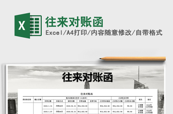 2021年往來對賬函