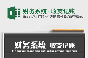 2021年財務(wù)系統(tǒng)-收支記賬