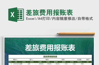 2021年差旅費用報賬表