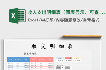 2021年收入支出明細表（圖表顯示、可查詢）