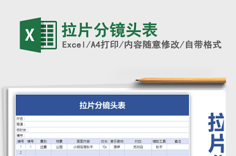 2021年拉片分鏡頭表