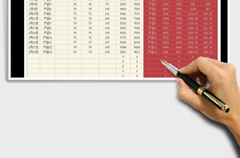 2021年銷售報表-收入利潤匯總