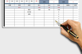 2021年自动化-财务收支报表