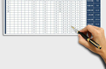 2021年進銷存明細(xì)表（全面自動化管理）