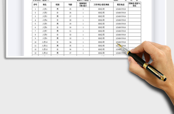 2021年新冠病毒疫苗接种登记表安排表