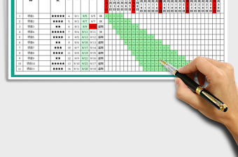 2021年項目生產計劃進度表