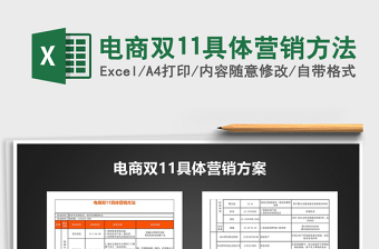 2021年電商雙11具體營銷方法