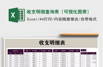 2021年收支明細查詢表（可視化圖表）