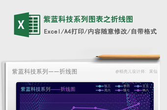 2021年紫藍(lán)科技系列圖表之折線圖