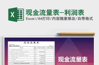 2021年現(xiàn)金流量表-利潤(rùn)表免費(fèi)下載