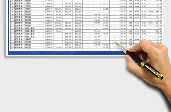 2021年工資表模板(五險一金匯總表)