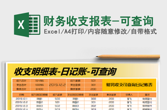 2021年財務(wù)收支報表-可查詢