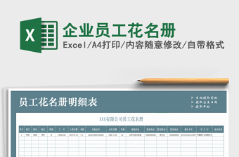 2021年企業(yè)員工花名冊