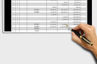2021年現(xiàn)金日記賬(公式自動(dòng)計(jì)算）