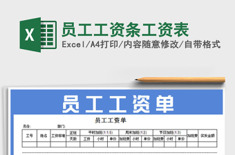 2022员工工资条-财务管理