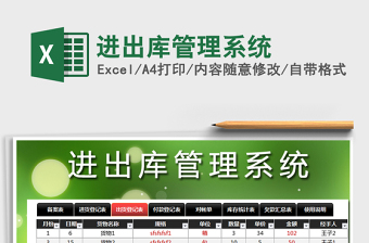2021年進出庫管理系統(tǒng)