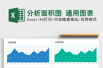 2021年分析面積圖 通用圖表