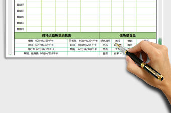 2021年一周健身計劃表