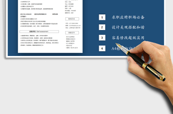 2021年個人求職單頁簡歷（出納）