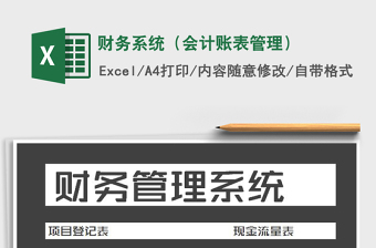 2021年財務(wù)系統(tǒng)（會計賬表管理）免費下載
