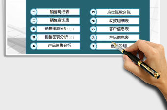 2021年應收賬款管理系統(含賬齡分析，銷售圖表)