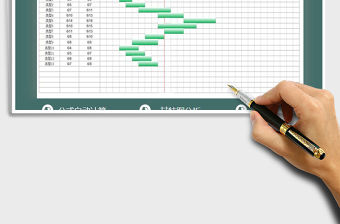 2021年工程施工計劃甘特表