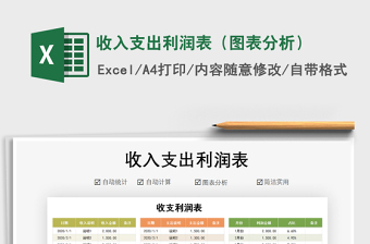 2021年收入支出利潤(rùn)表（圖表分析）