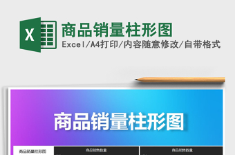 2021年商品銷量柱形圖