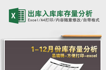 2021年出庫入庫庫存量分析